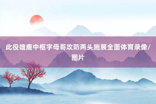此役雄鹿中枢字母哥攻防两头施展全面体育录像/图片