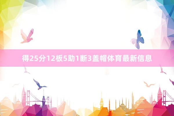 得25分12板5助1断3盖帽体育最新信息