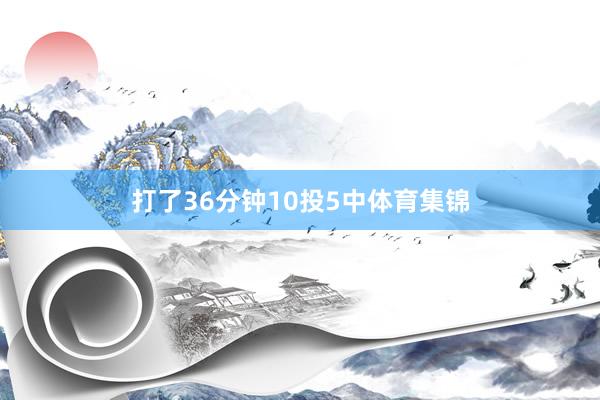 打了36分钟10投5中体育集锦