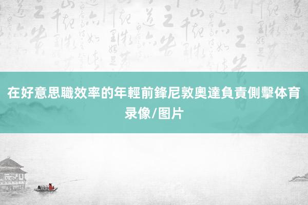 在好意思職效率的年輕前鋒尼敦奧達負責側擊体育录像/图片