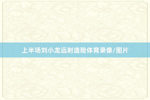 上半场刘小龙远射造险体育录像/图片