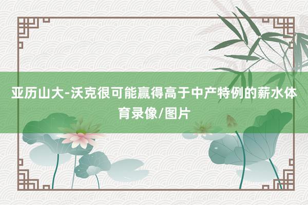 亚历山大-沃克很可能赢得高于中产特例的薪水体育录像/图片