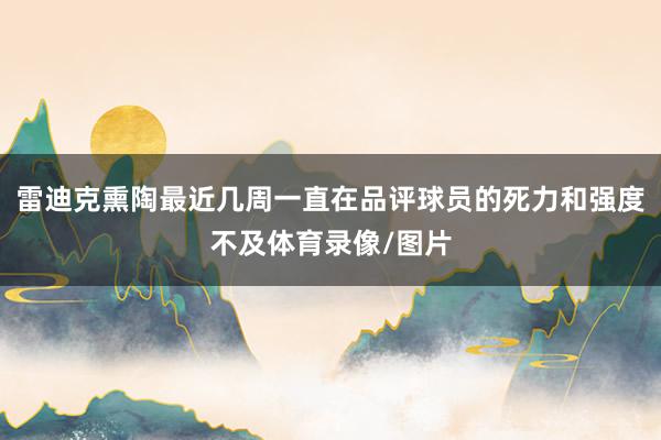 雷迪克熏陶最近几周一直在品评球员的死力和强度不及体育录像/图片