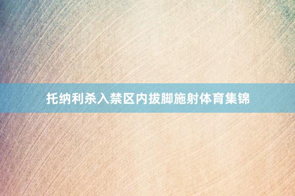 托纳利杀入禁区内拔脚施射体育集锦