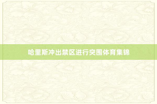 哈里斯冲出禁区进行突围体育集锦
