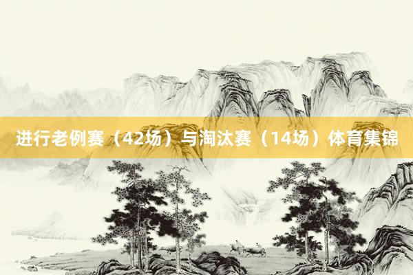进行老例赛（42场）与淘汰赛（14场）体育集锦