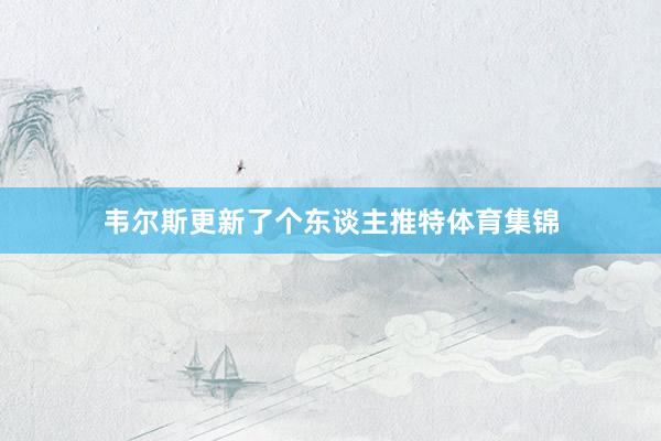 韦尔斯更新了个东谈主推特体育集锦