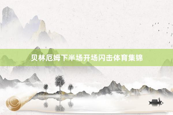 贝林厄姆下半场开场闪击体育集锦